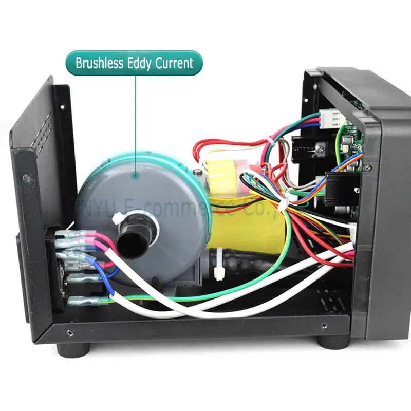 Stazione di saldatura con display LCD QUICK 862DA+/862DW+ Brushless Smart Stay Pistola ad aria calda Ciclone/Stazione di rilavorazione per saldatura a vento dritto