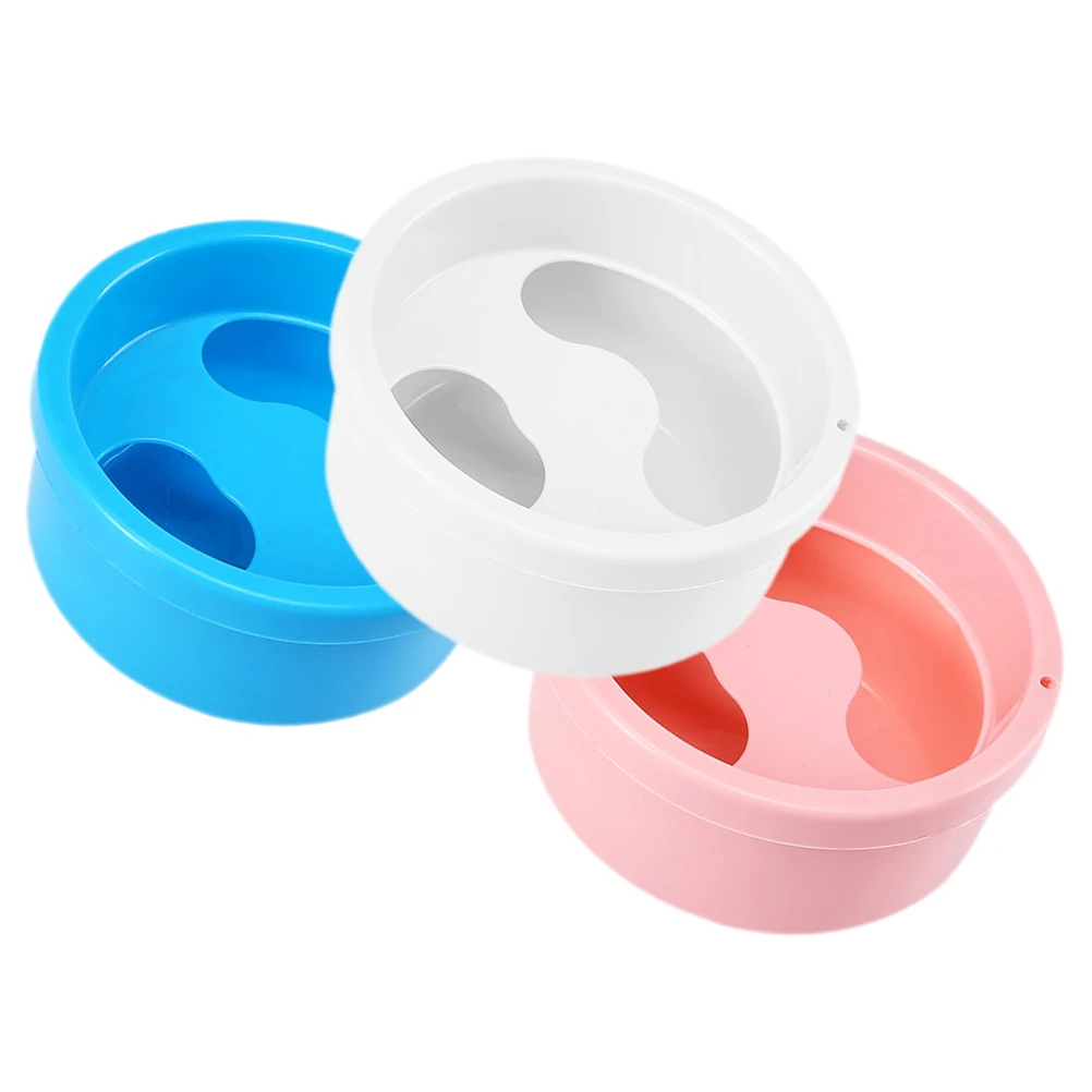 3 pçs manicure tigela de imersão 6.5 Polegada plástico dedo embeber tigela para remoção da arte do prego cutícula cuidados spa ferramenta salão de beleza suprimentos