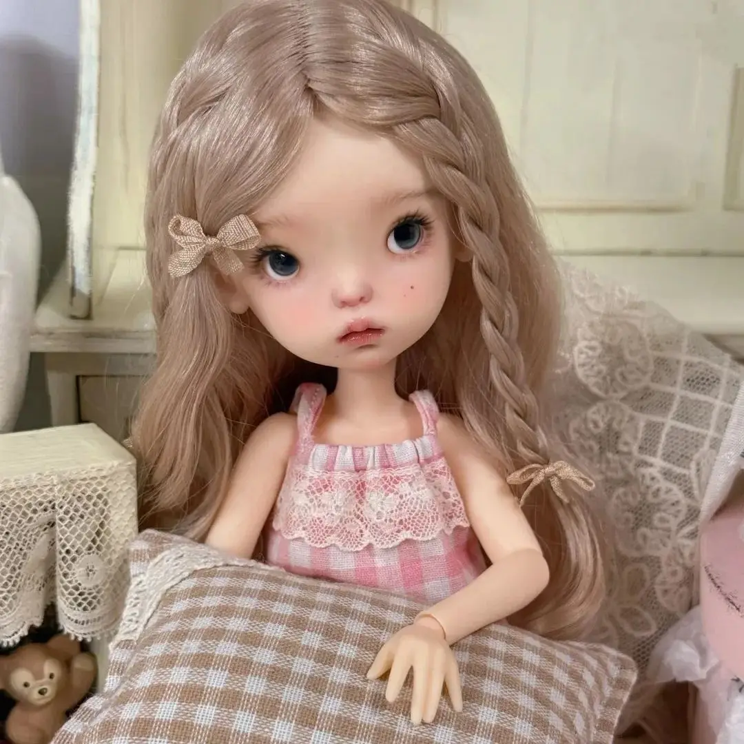 

Новая кукла sd BJD 25 см, улыбка для девочек, 1/6-diandi, серия кукол с большой головой, материал из смолы, сделай сам, макияж, подарок, модель игрушки, бесплатная доставка