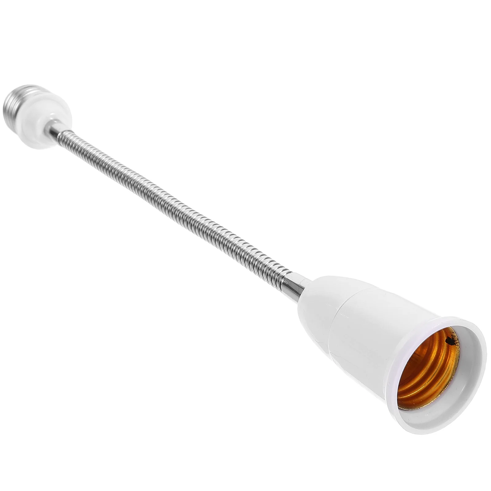 E27 to E27 Bulb Socket Extender 18cm Long Flexible Arm for LED Light Bulb Base Adapter Lamp Socket Replacement