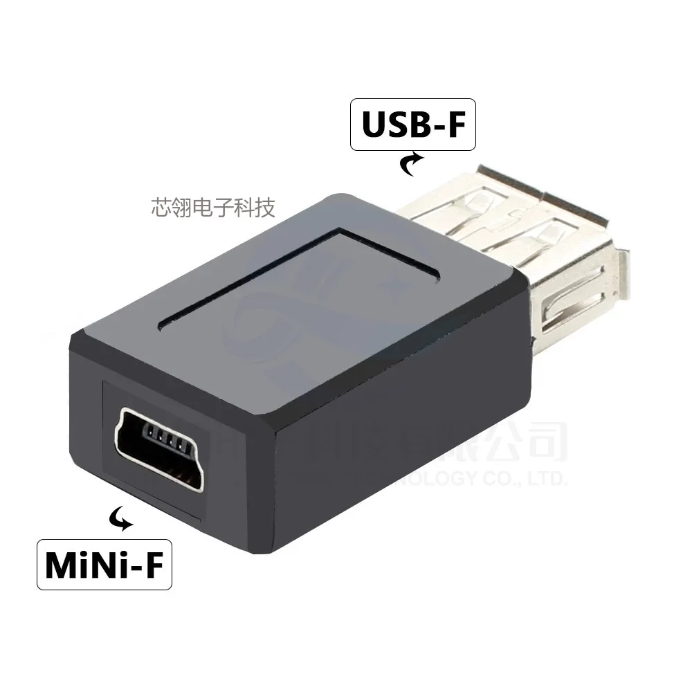 2pcs USB2.0 Male to Female Micro USB Mini 5P to A Male/Female Micro to USB Female/Male Android Data Square T-Port Converter