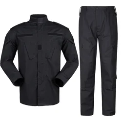 Tactical Tom ACU Edition BK Black Military Fans PMC Combat Style Training, Outdoor Sports Hiking Climbing Suit