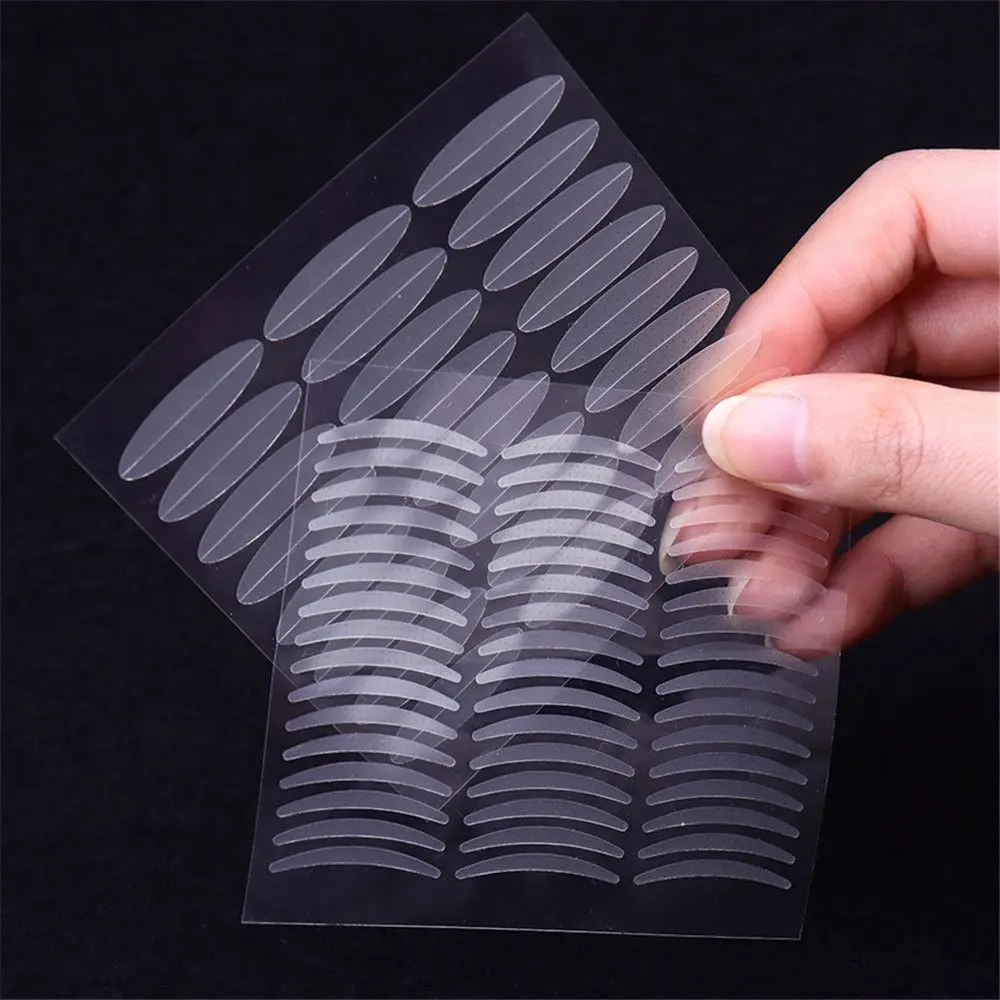 480Pcs Women Beauty Adhesive Breathable Eyelid Stickers Double Side Eyelid Eye Makeup Tape Transparent