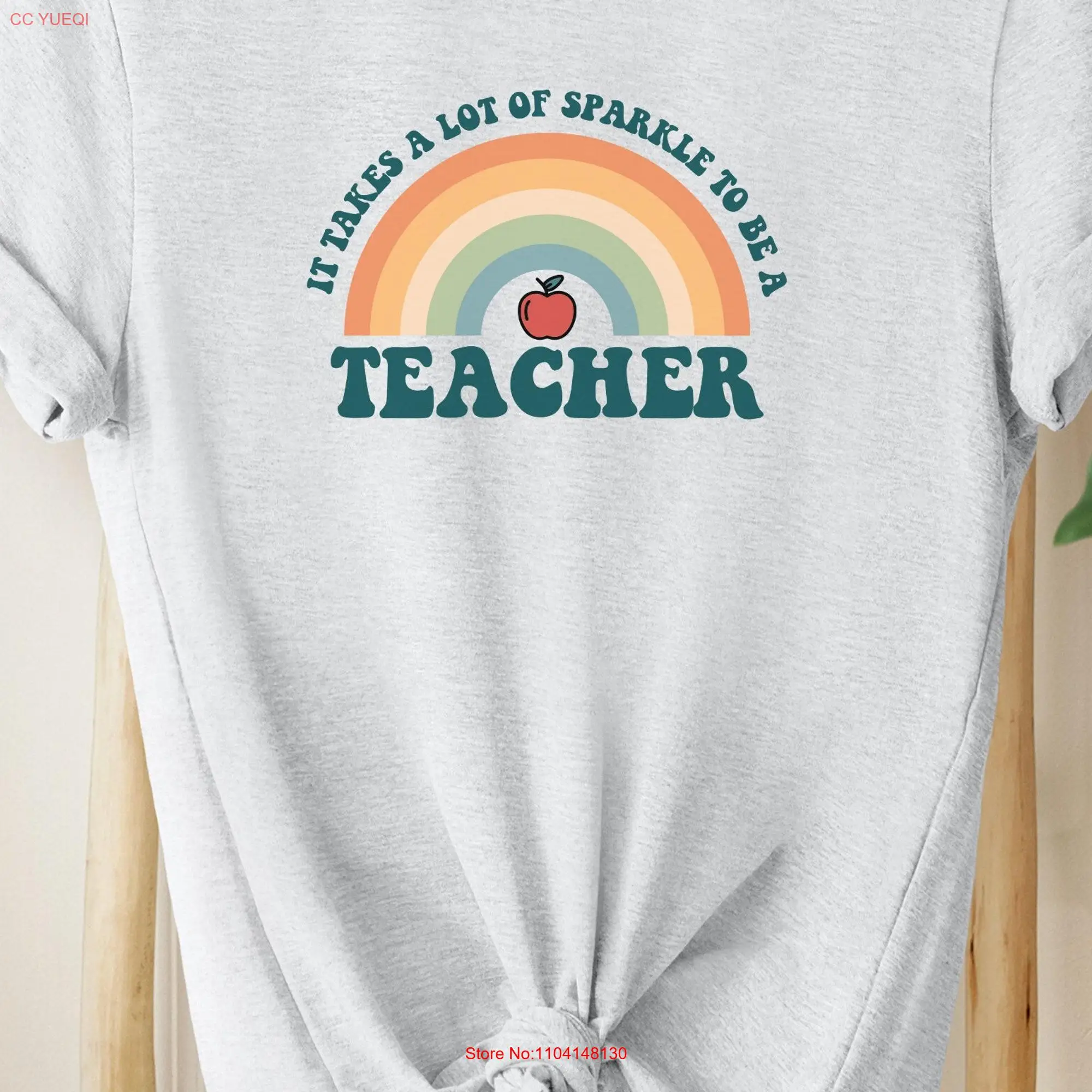 Teacher T Shirt Cute Unique Appreciation for Teachers Elementary School long or short sleeves