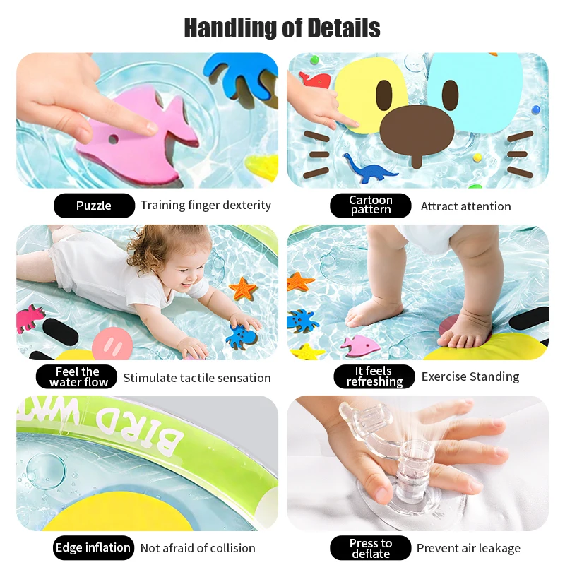 Aufblasbares Spielzeug, Luftmatratze für Kinder, Wasseraktivitäten, Spiel, Sport, Außenpool, Sommer, Strand, aufblasbare Matratze für 3-jährige Geschenke