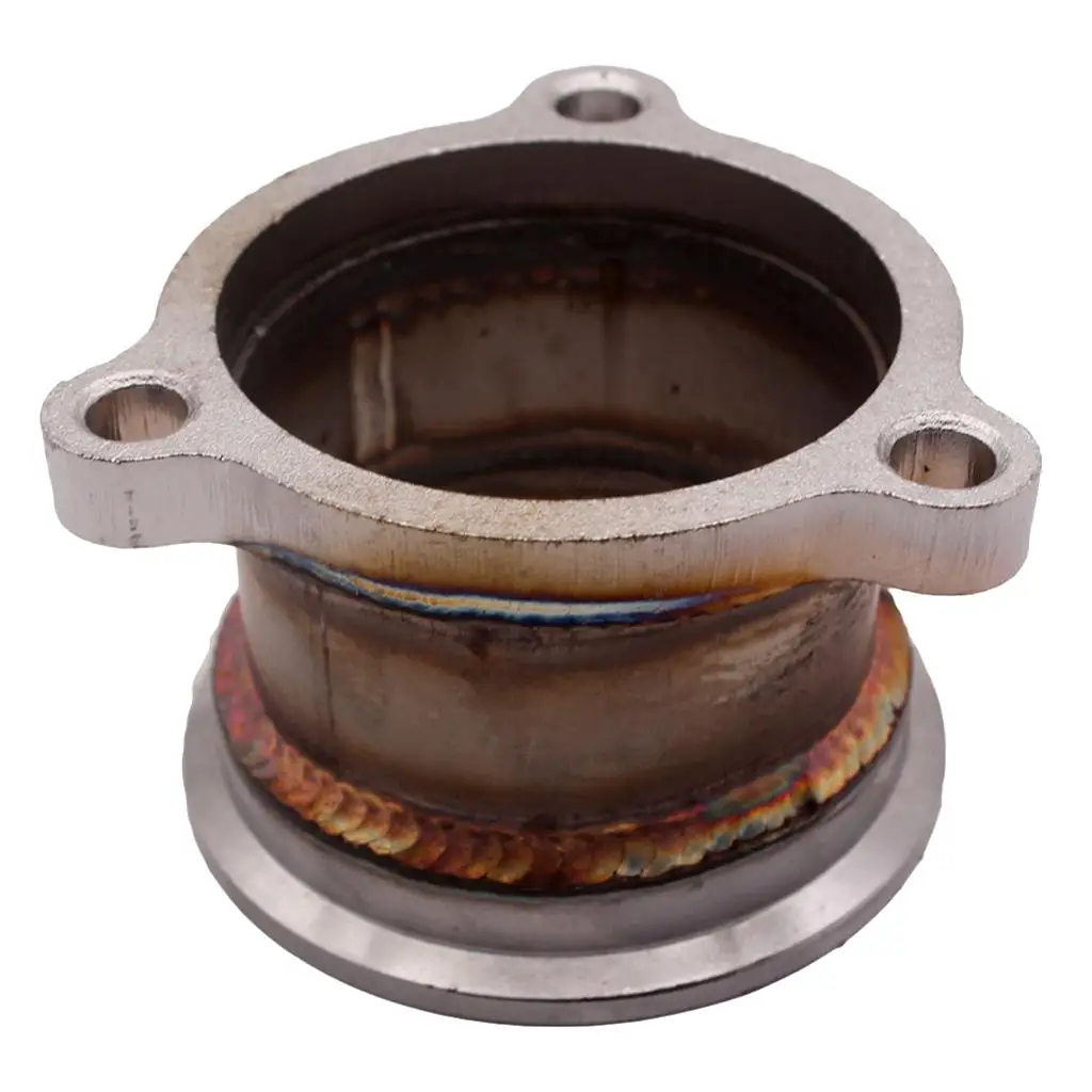 

Stainless Steel V Band Turbo Converter 3 Bolt Downpipe Adapter Direct Replacement for T3 Turbocharger Exhaust Custom Build