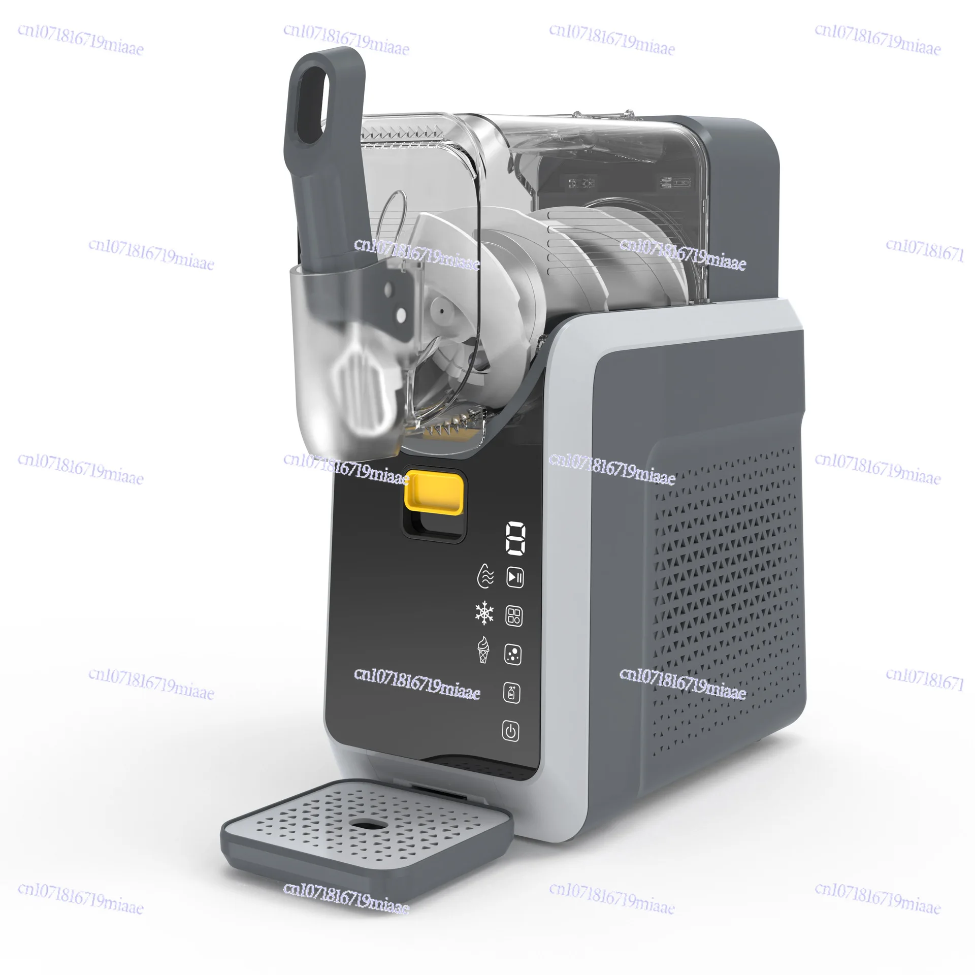 Home Small Automatic Snow Melter, Ice Shaver, Frozen Drink & Ice Cream Machine, Commercial Snow Cone Maker
