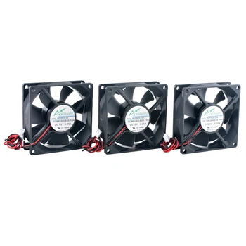 Ventilador de refrigeración Axial ACP8025, 80x80x25mm, 2 pines, DC5V/12V/24V para chasis, convertidor de potencia, caja de PC, ventilador de refrigeración de Hardware de ordenador 1