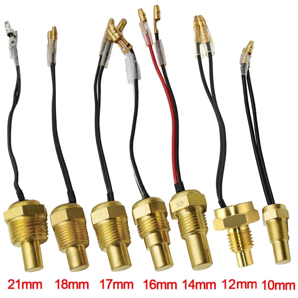 Uniwersalny cyfrowy czujnik temperatury wody 12V/24V do samochodów ciężarowych 50K Czujnik temperatury z wtyczką głowicy 10MM 12MM 14MM 16MM 17MM 18MM 21M — zdjęcie 3
