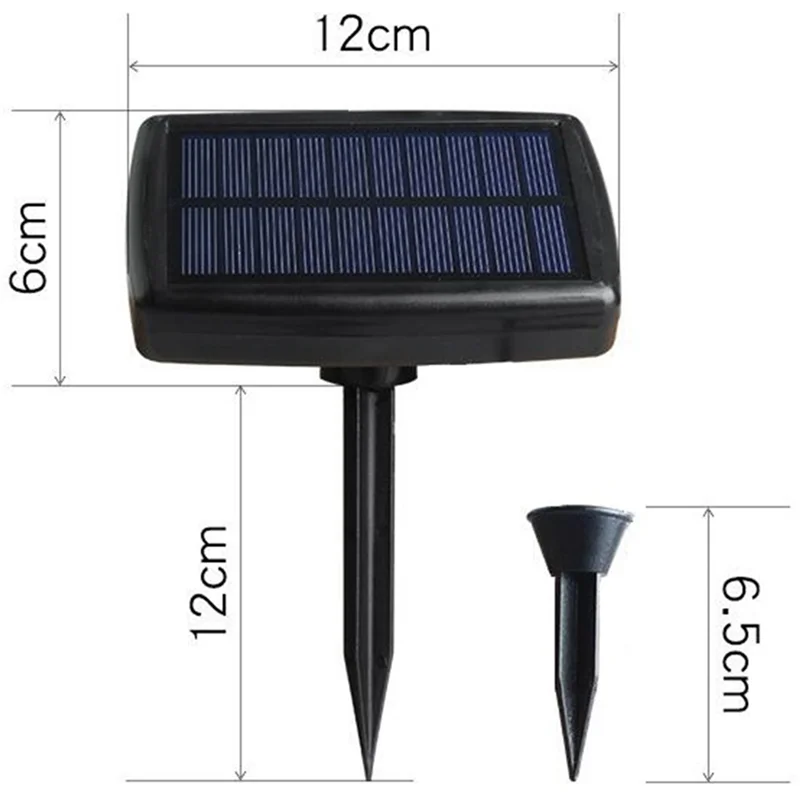 

THIVN-4X 10 In 1 Solar Lights Outdoors Waterproof Solar Lawn Light Solar Power Light For Garden Path Pool Decoration