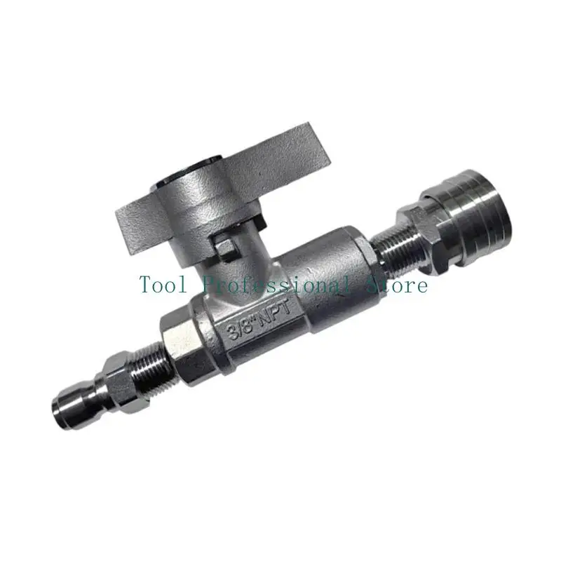 57QF Corrosion Resistant Ball Valves Pressure Washer 3/8In Thread 5000PSI Replacements For Washer Equipment Maintenance Tool