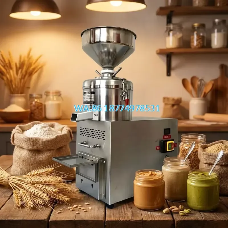 Wmwmnu Automatic Commercial Nut Butter Grinder for Peanut Almond Walnut