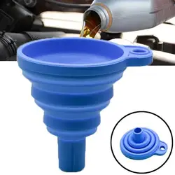 Engine Funnel Car Universal Silicone Liquid Funnel Washer Fluid Change Foldable Portable Auto Engine Oil Petrol Change Funnel