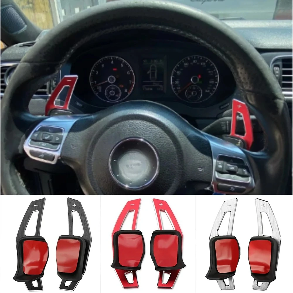 

DSG Steering Wheel Paddle Extension Shift Cover For VW Golf 5 6 MK6 GTI R Jetta MK5 Passat B6 B7 CC Polo Sharan Tiguan Seat Leon