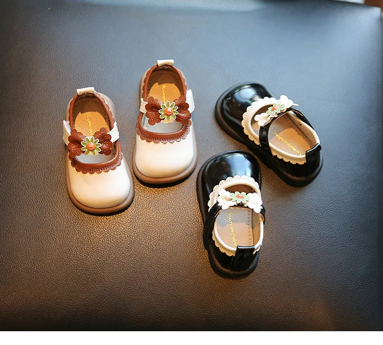 Baby Girl Spring and Autumn One Year Old Princess Baby Soft Soled Toddler Shoes 1 To 2 Years Old Children Single Shoes