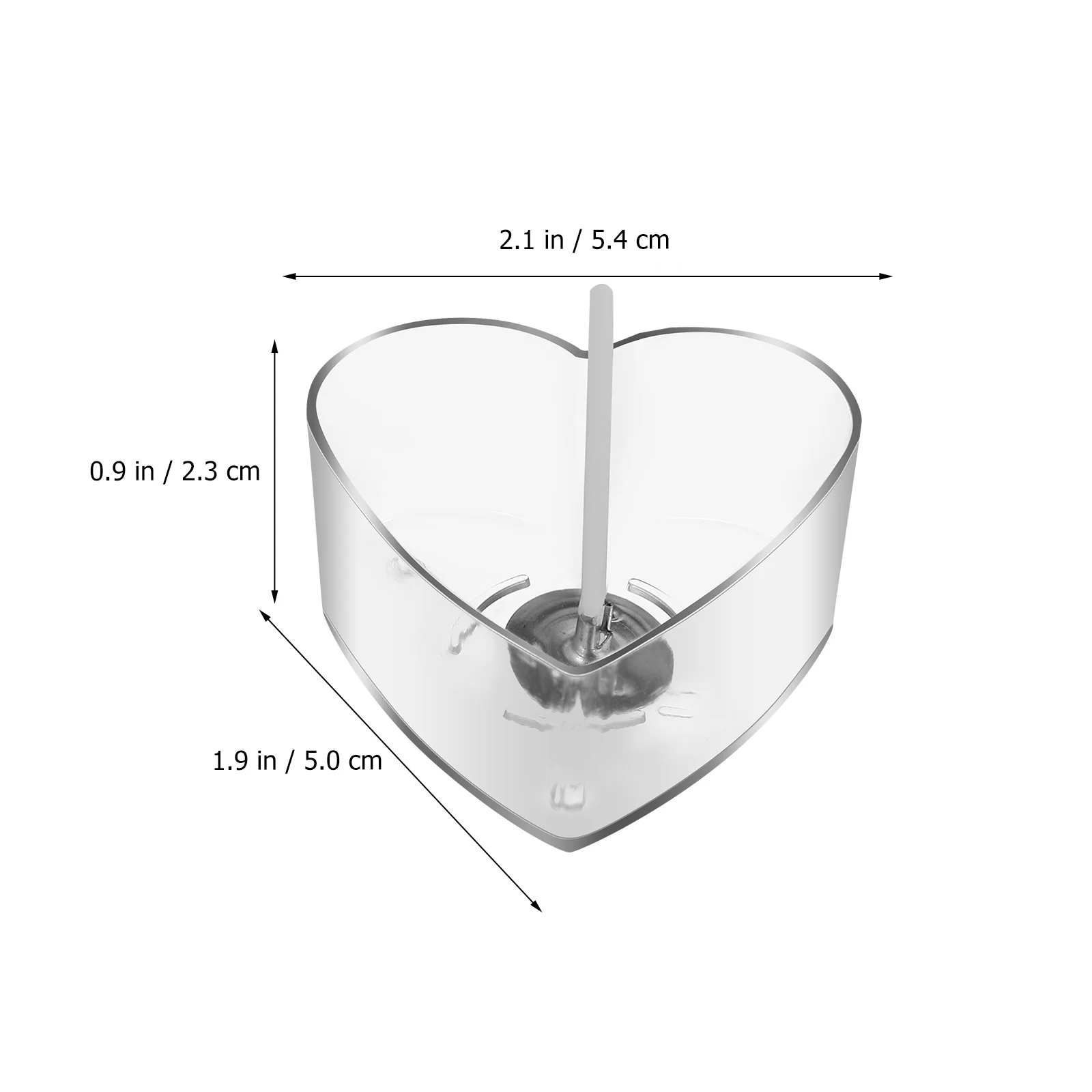 Wax Melt Jars Candlestick Candlesticks Molds Decorate Plastic Wick Holders for Making Tea