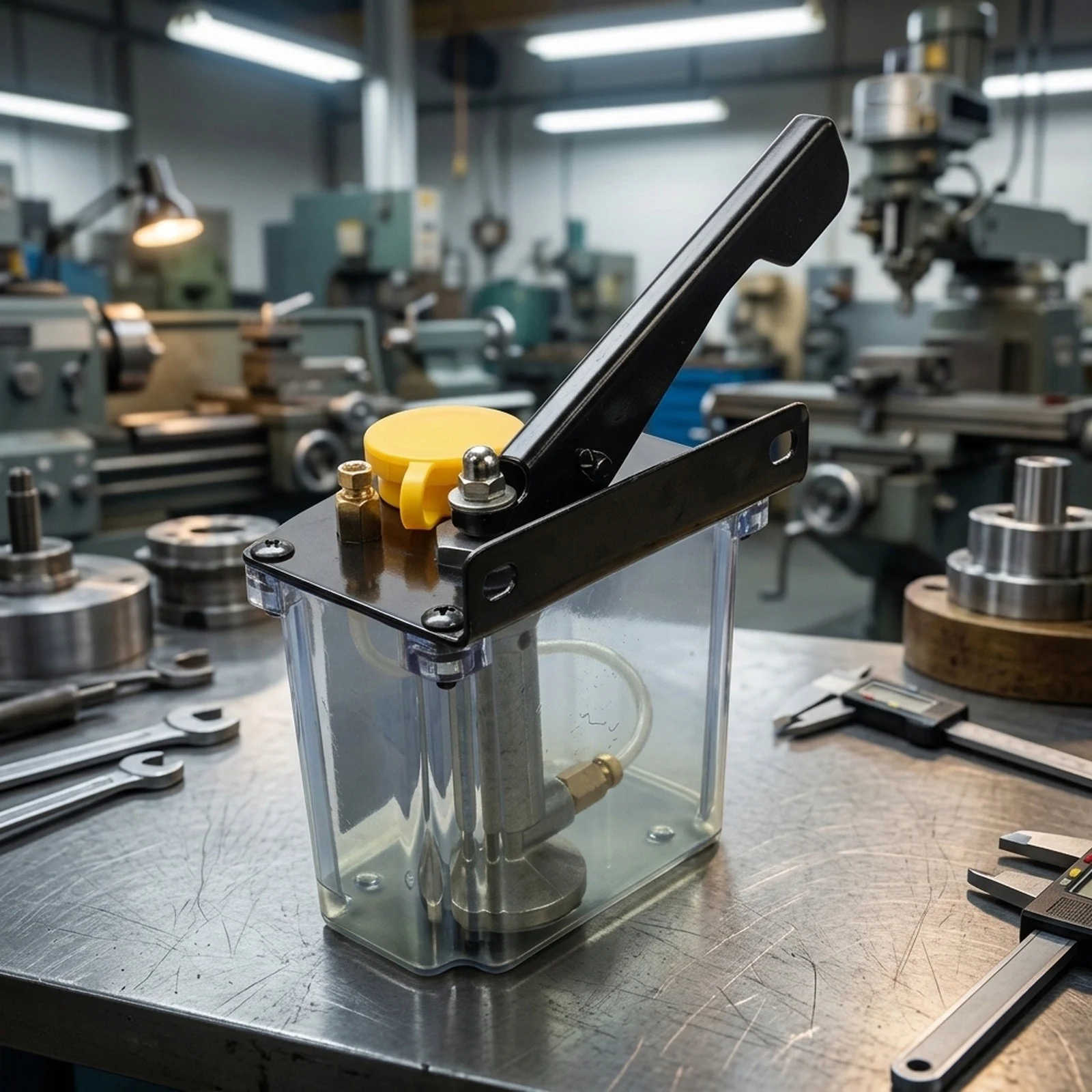 hand-pump-centralized-lubrication-black-hand-pressure-oil-pump-maintenance-tips-industrial-lubrication-for-printing-equipment