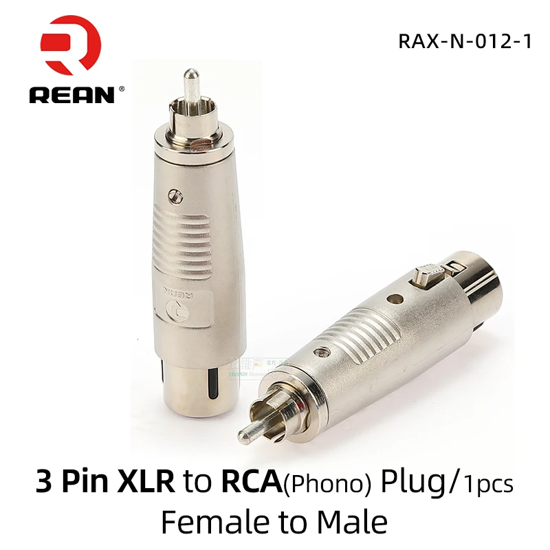 3-poliger XLR-Stecker auf Cinch-Buchse 6,35 3,5 Audio-Konvertierungsstecker Doppelwege-Docking-Stecker XLR auf XLR-Stecker-Buchse Video-Adapter – Detail 15