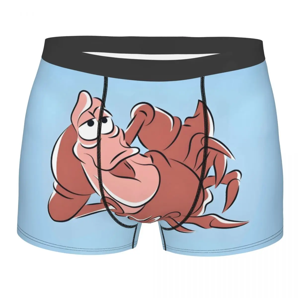 

Нижнее белье «Русалочка» на заказ, мужские стрейч-боксеры принцессы Ариэль, шорты, мягкие трусы для мужчин