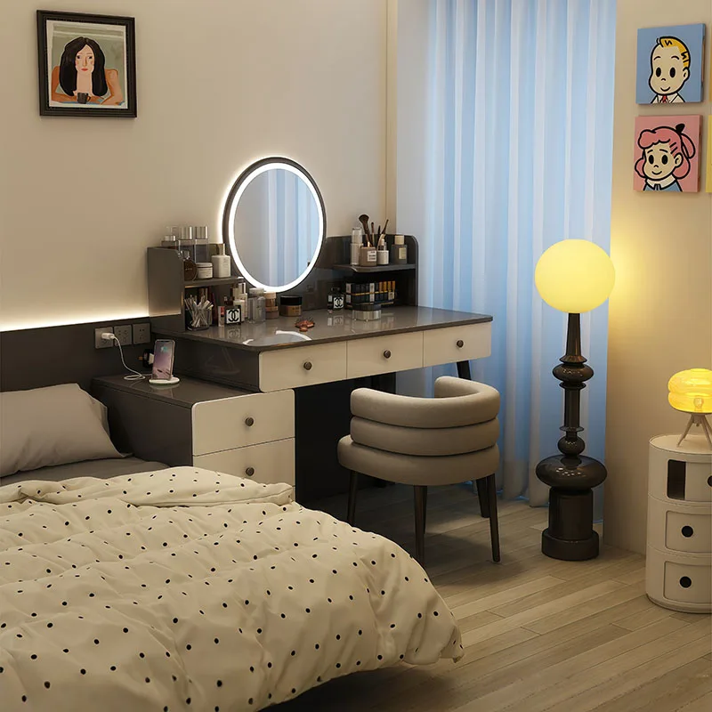 

Wooden Room Decor Vanity Table Large Size Vintage Professional Universal Dressing Table Makeup Comoda Pra Quarto Home Furniture