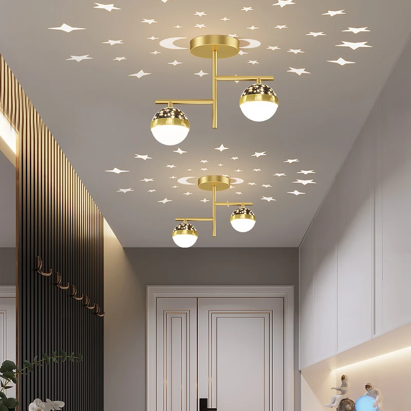 LED Ceiling Aisle Chandelier For Corridor Lights Foyer Hallway Gallery Bedroom Restaurant Office Loft Indoor Lighting