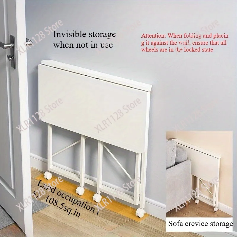Foldable Space Saving Writing Desk Portable Simple Table For Study Bedroom Home Office Indoor