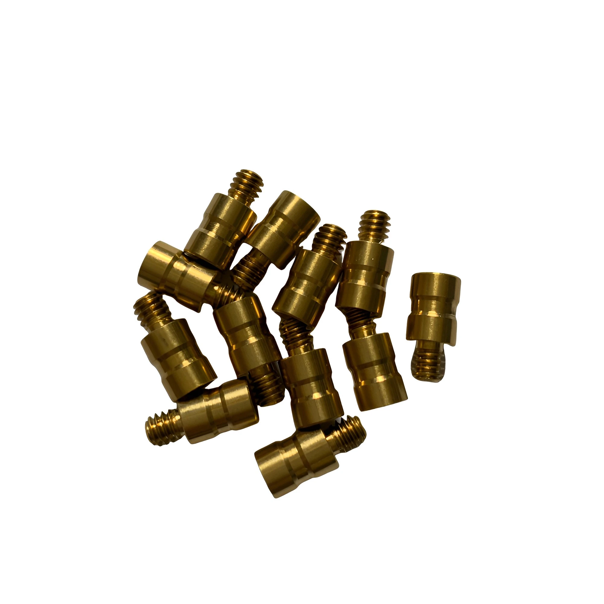 12PCS Archery Counterweight 25/50/100Grain Copper Balance Connection Seat 6.2mmArrow Shaft Insert Shooting Hunting Accessories