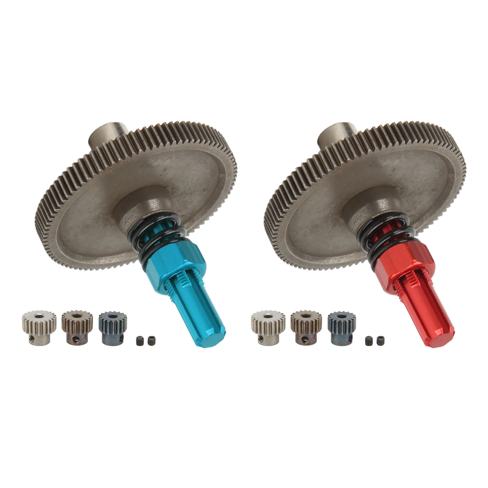 Engranaje de deslizamiento diferencial 91T, conjunto de engranajes de deslizamiento, piezas de mejora diferencial, conjunto de engranaje de Metal para coches Arrma Senton 1/10 RC