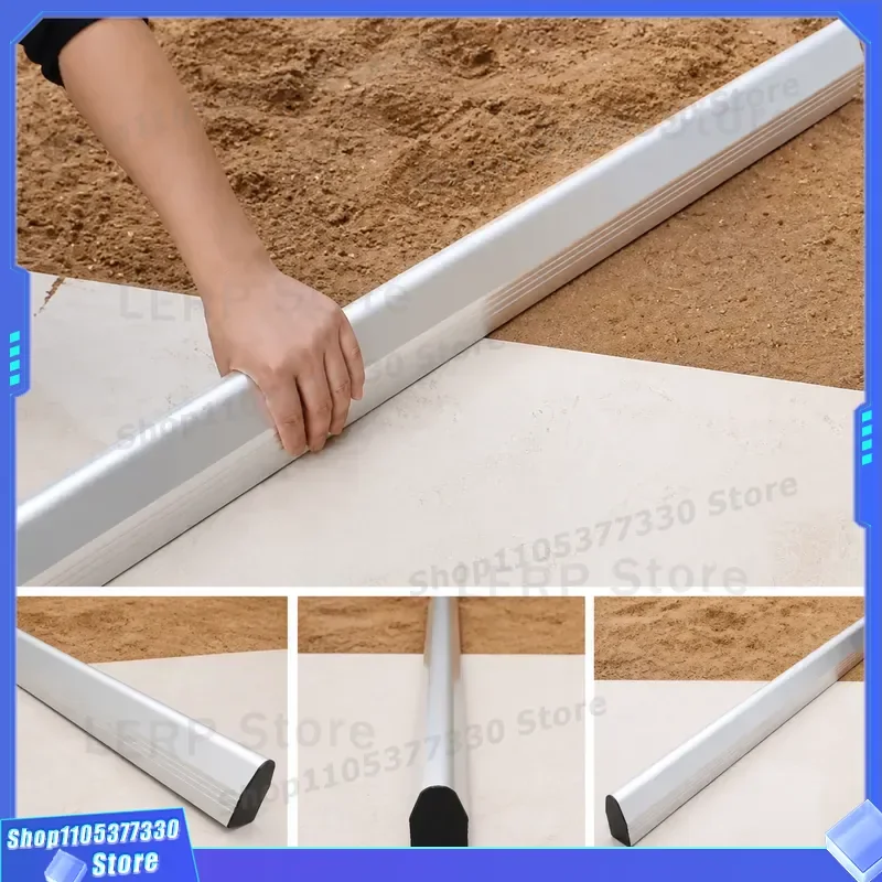 Tile flat sand tool Adjustable Floor tiles flat ash Leveling Paving Tile with Spirit Level Double Handle Foldable Notched Trowel