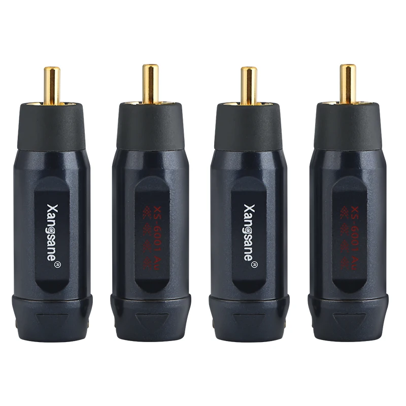 

4шт чистая медь RCA разъем Hi-end A/V разъем для аудиокабеля Diy