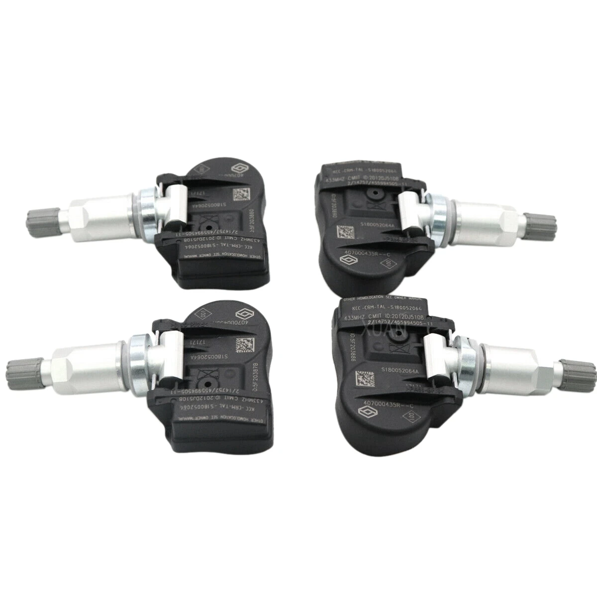 

4Pcs 407000435R TPMS Tire Pressure Sensor,for Renault Megane Laguna Fluence Latitude 433MHZ 40700-0435R