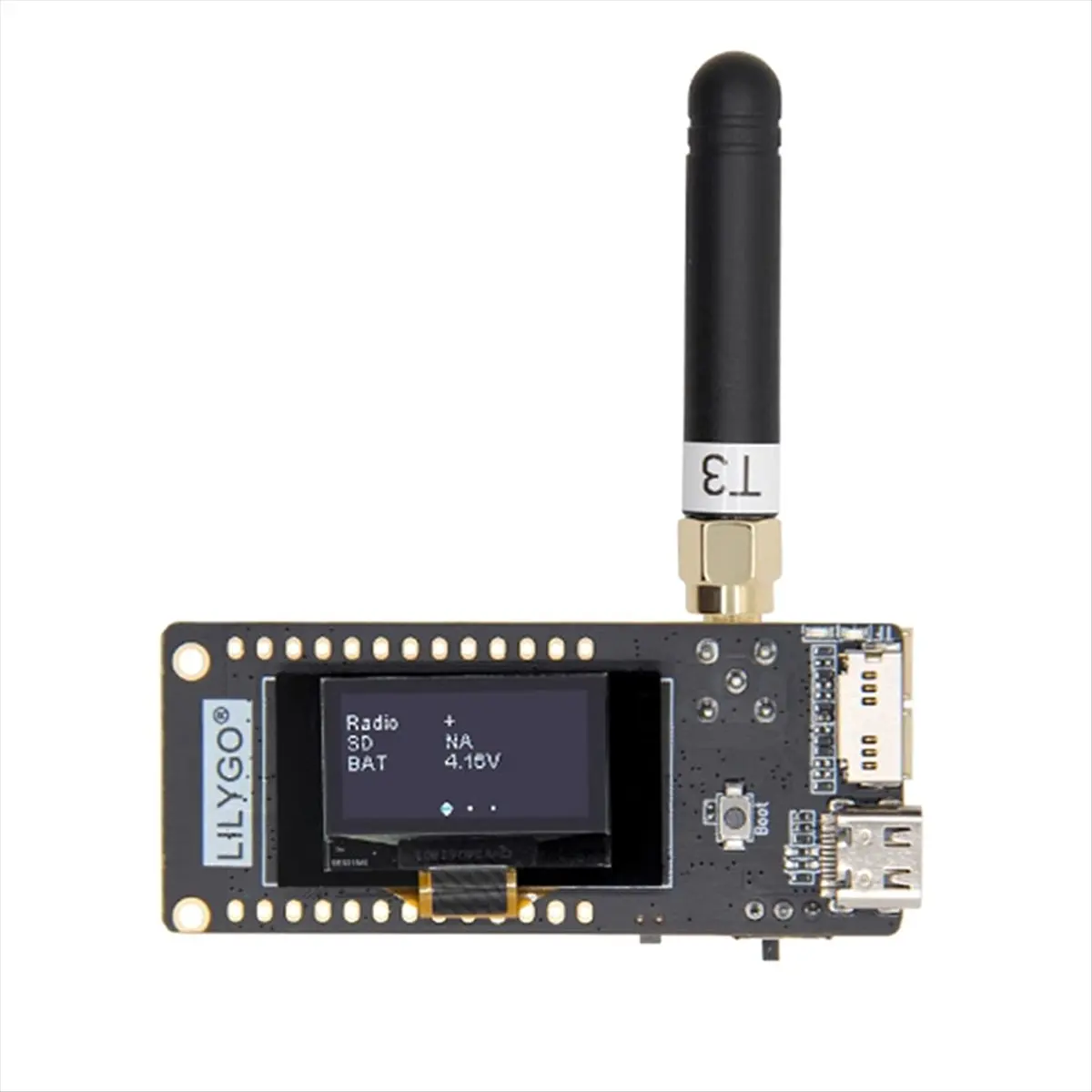 DT75BG T3S3-LR1121/2.4G V1.2 - LoRa2.4G SX1280 с модулем OLED-дисплеем 0.96 дюйма для разработки приборов