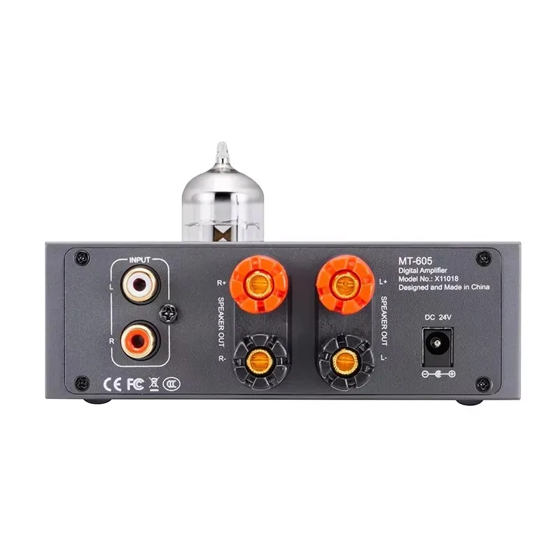 XDUOO MT-605 デジタルアンプ パワーアンプ 12AU7 真空管 TI TAP3116 アンプチップ 出力電力 30W/チャンネル mt605