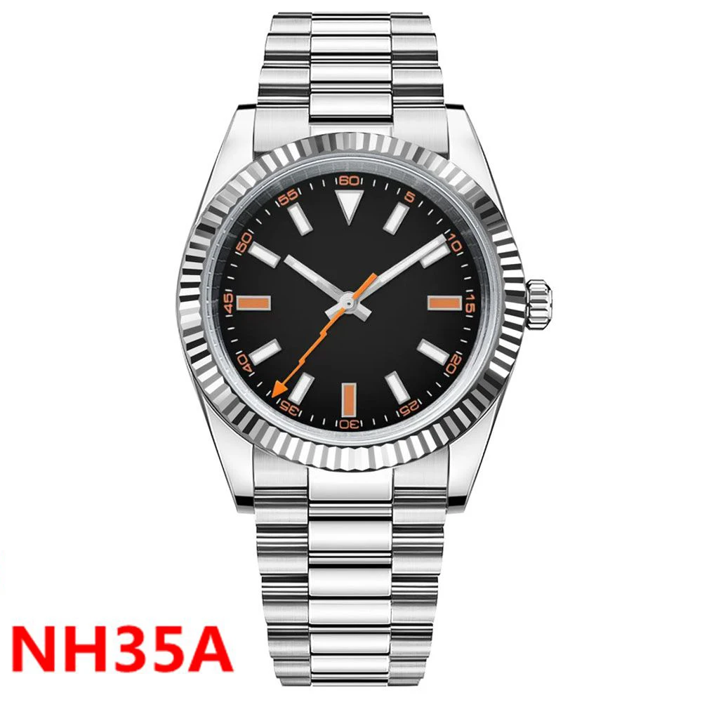 

Luxury Corgeut 36mm/39mm Men Watch NH35 Movement Automatic Mechanical wristwatch President Strap Sapphire relogio masculino