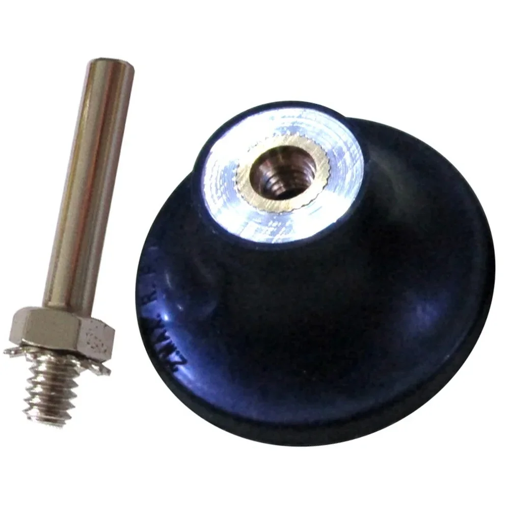 50mm Rubber Spiral Backing Pad With M6 Screw For Electric Angle Grinder Sanding Polishing Disc Tool Accessories Wholesale