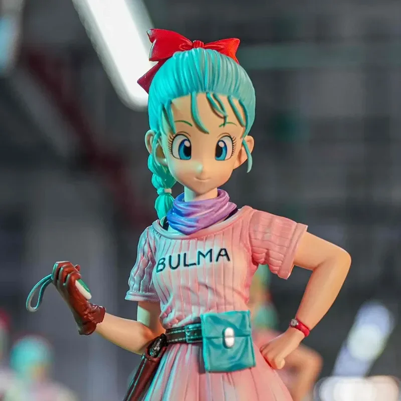 Hot Jt Statue Dragon Ball Z Childhood Series Bulma Lunch Chichi Son Goku Pvc Anime Doll Collection Model Children Toy Xmas Gifts