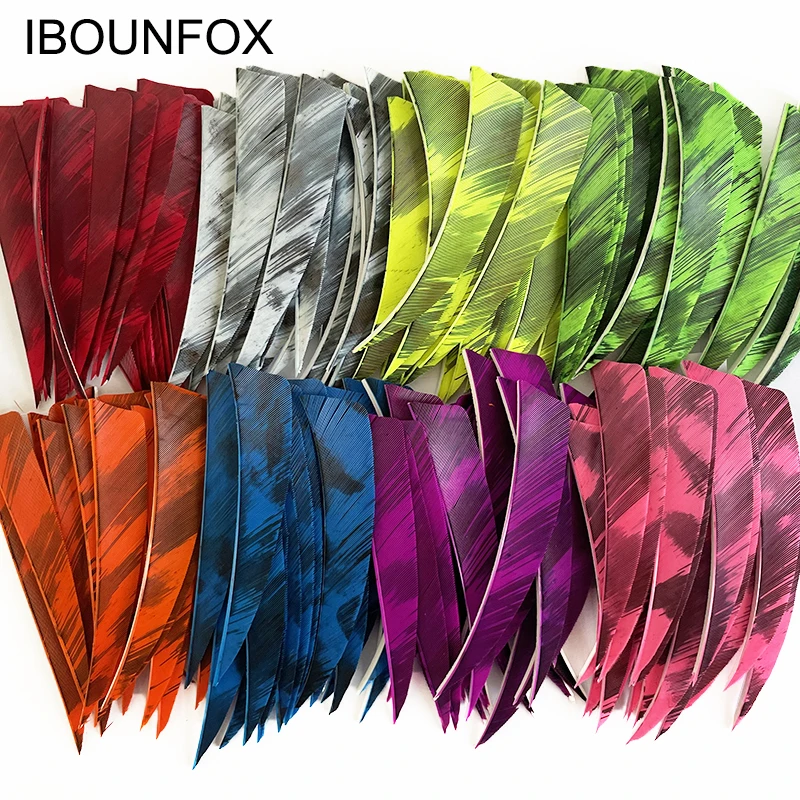 IBOUNFOX Camo Colors Archery Arrow Feathers Fletching 4