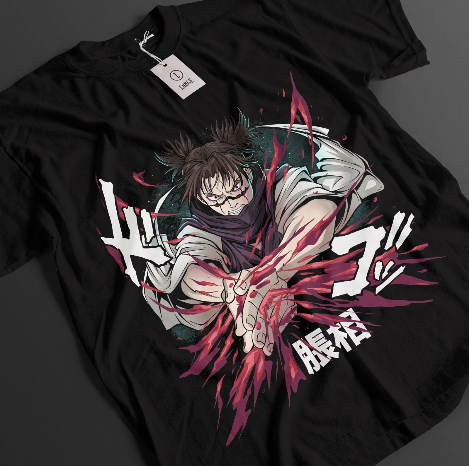 2026 Sommer Jujutsu Kaisen Anime Choso Bedrucktes Lockeres Kurzarm-T-Shirt aus Reiner Baumwolle für Kinder Trendiges Unisex Casual Loose Y2k