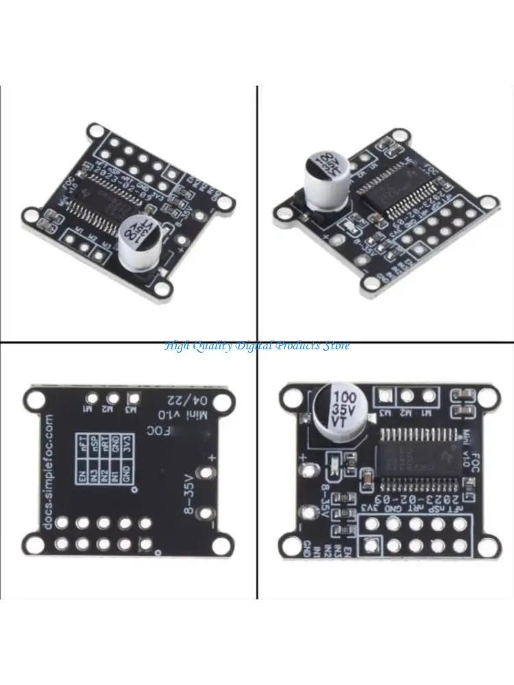 

U2JE Бесщеточный двигатель платы двигателя FOC Technology 3.3V LDO