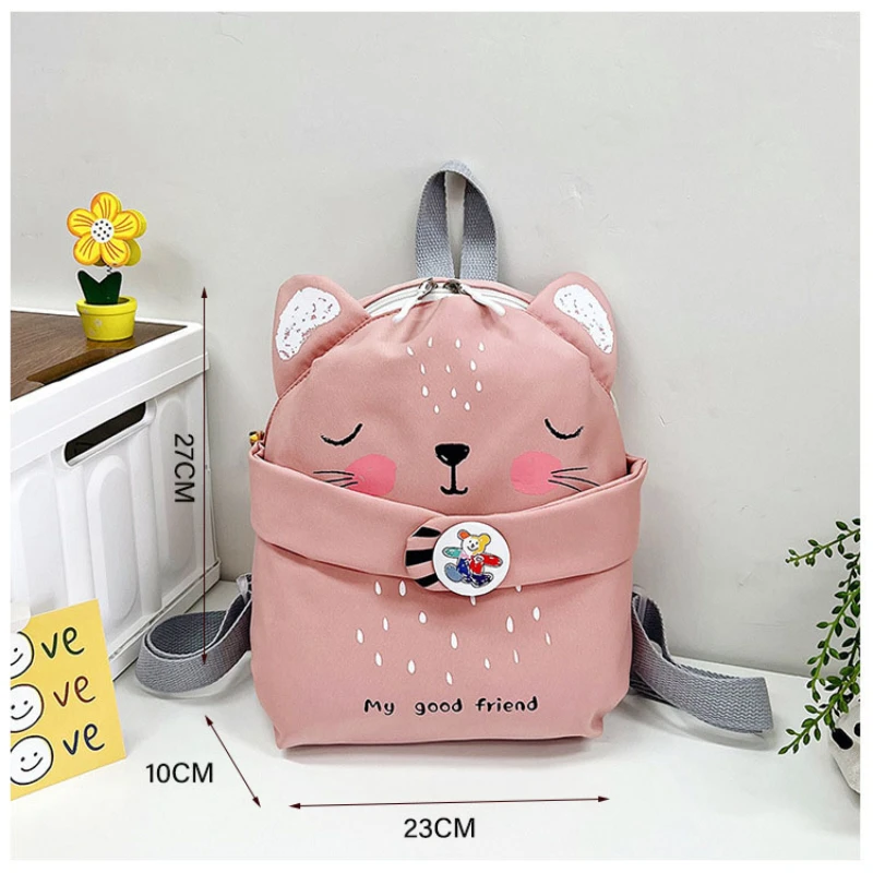 Custom Name Cute Children Boys Girls Shoulder Bag Solid Fashion Kids Backpack Kindergarten Preschool Students Travel Bag