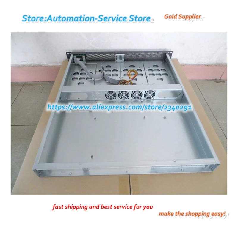 Шасси сервера промышленного управления 1U IDC Шасси сервера прицепа длиной 540 мм ATXPC