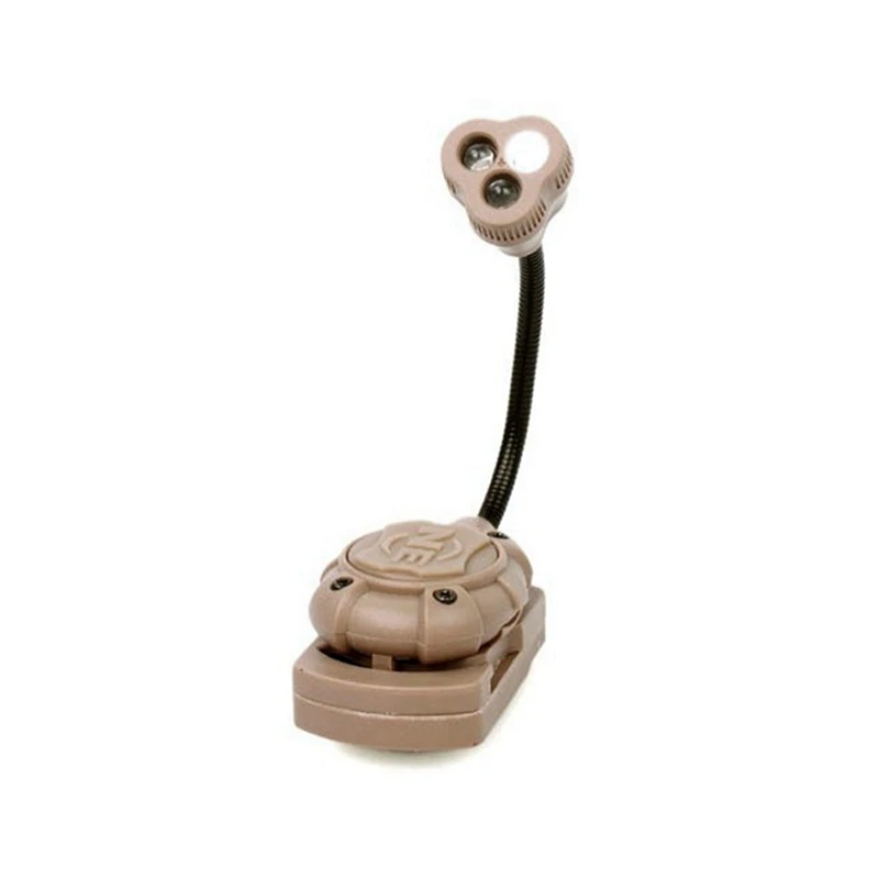 

MPLS3 Survival Lampledglare Outdoor Helmet Snake Lamp Guide Lighting Identification Lamp Waterproof Battery Not Included