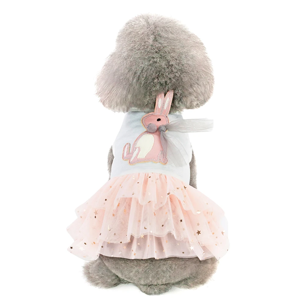 

Pet Lace Skirt Dog Clothes Suits for Dogs Outfits Tutu Girl Puppy Gauze Clothing