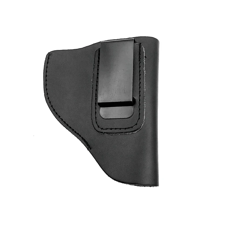 

Hunting Revolvers Holster Tactical IWB Concealed Carry Gun Holster Cowhide Leather Handgun Bag Case Metal Clip Holsters