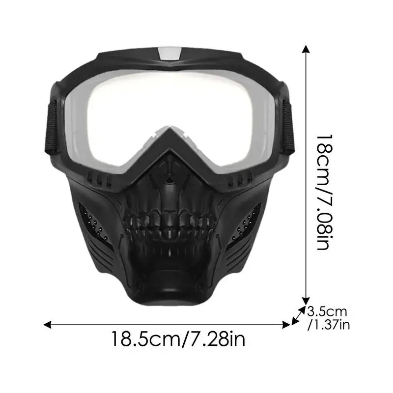 Lunettes d'équitation pour Dirtbike ATV, lunettes de motocross, lunettes antibrouillard, lunettes chaudes, masque Airsoft, lunettes de motocross