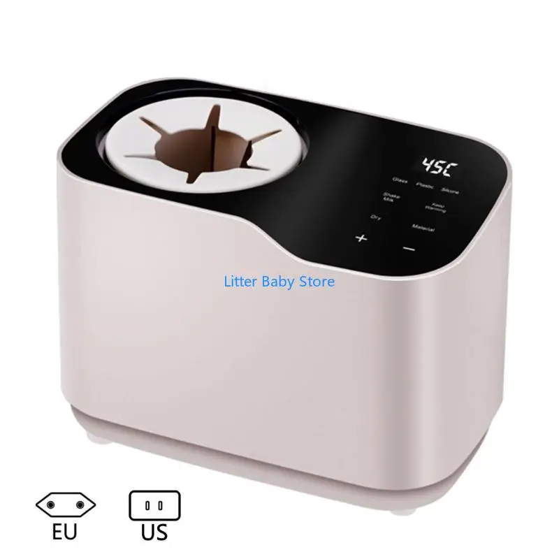 N80C Perangkat Kocok Susu Nyaman Desain Ergonomis Kumis Pemanas Mixer Susu Listrik untuk Pemberian Makan Nyaman & Efisien