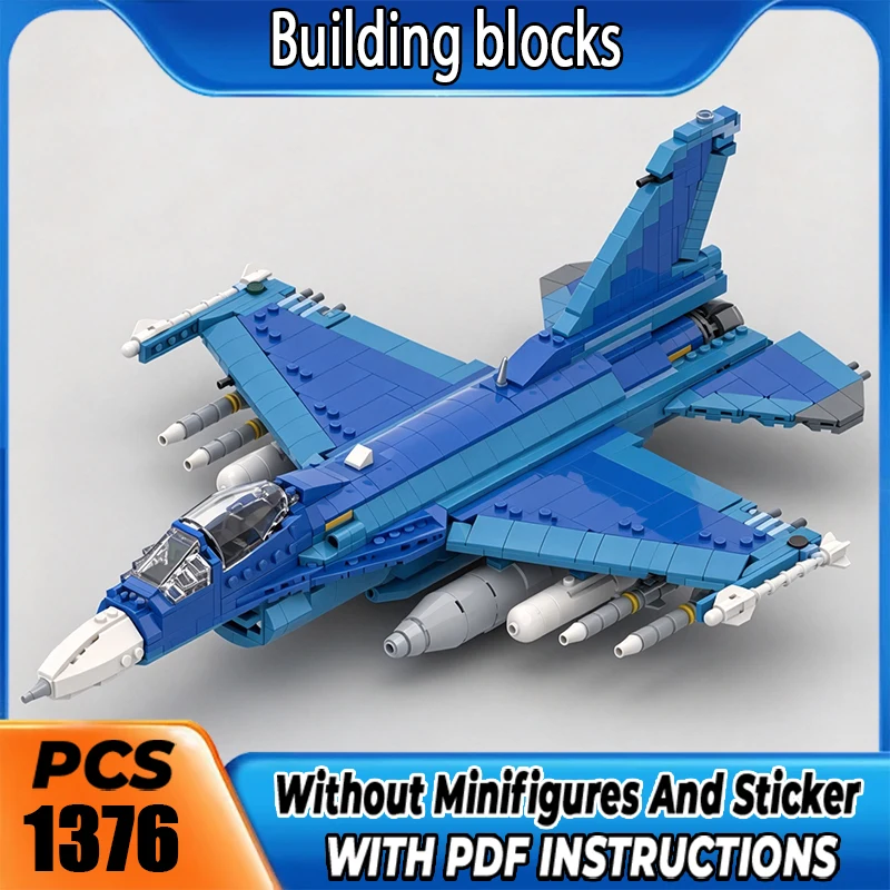 MOC Premium Building Blocks Mitsubishi F-2A 1:35 Model DIY Assemble Bricks High Precision Collectible Toy Holiday Christma Gift