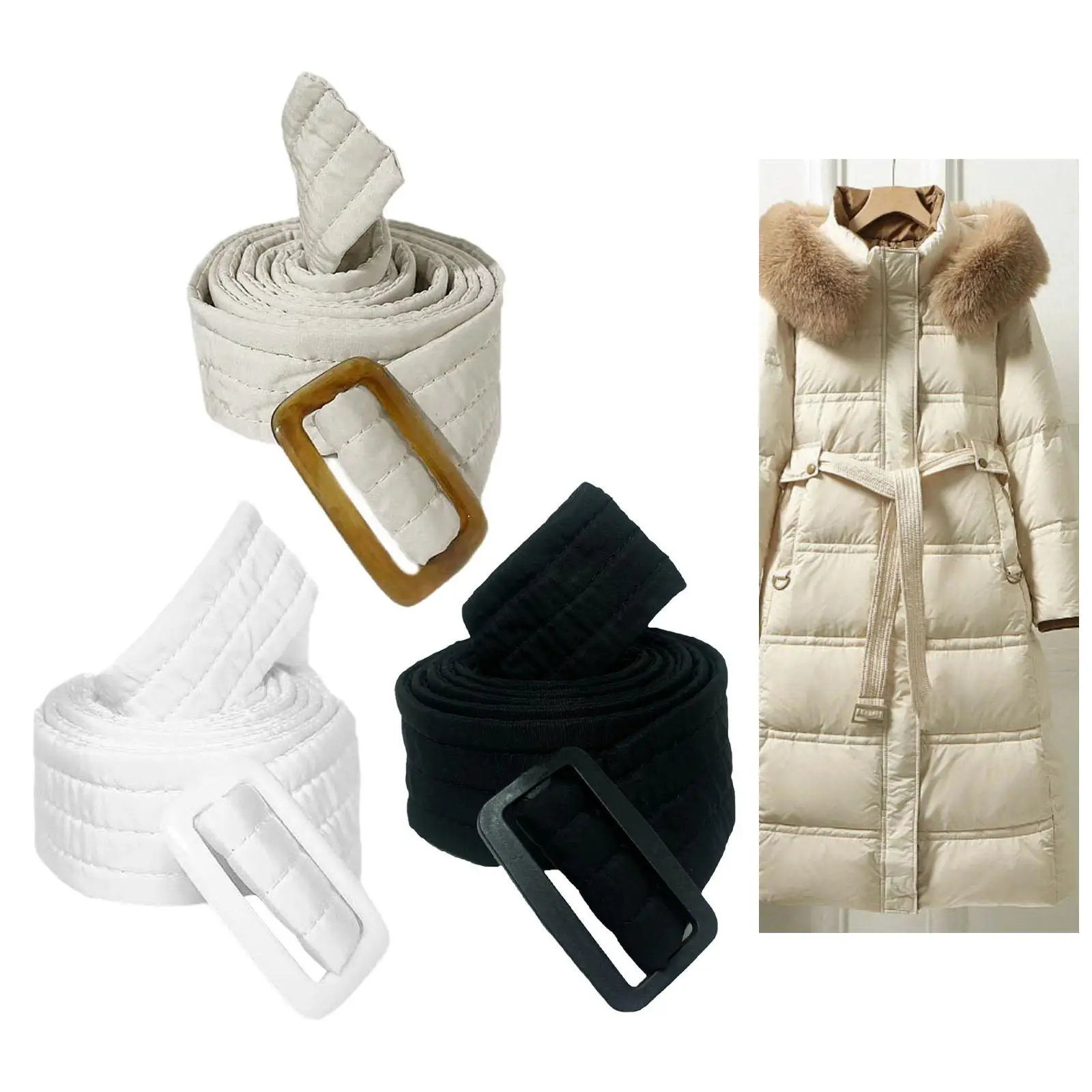 

Ремень для пуховика, стильный сменный пояс для пальто, аксессуар для верхней одежды