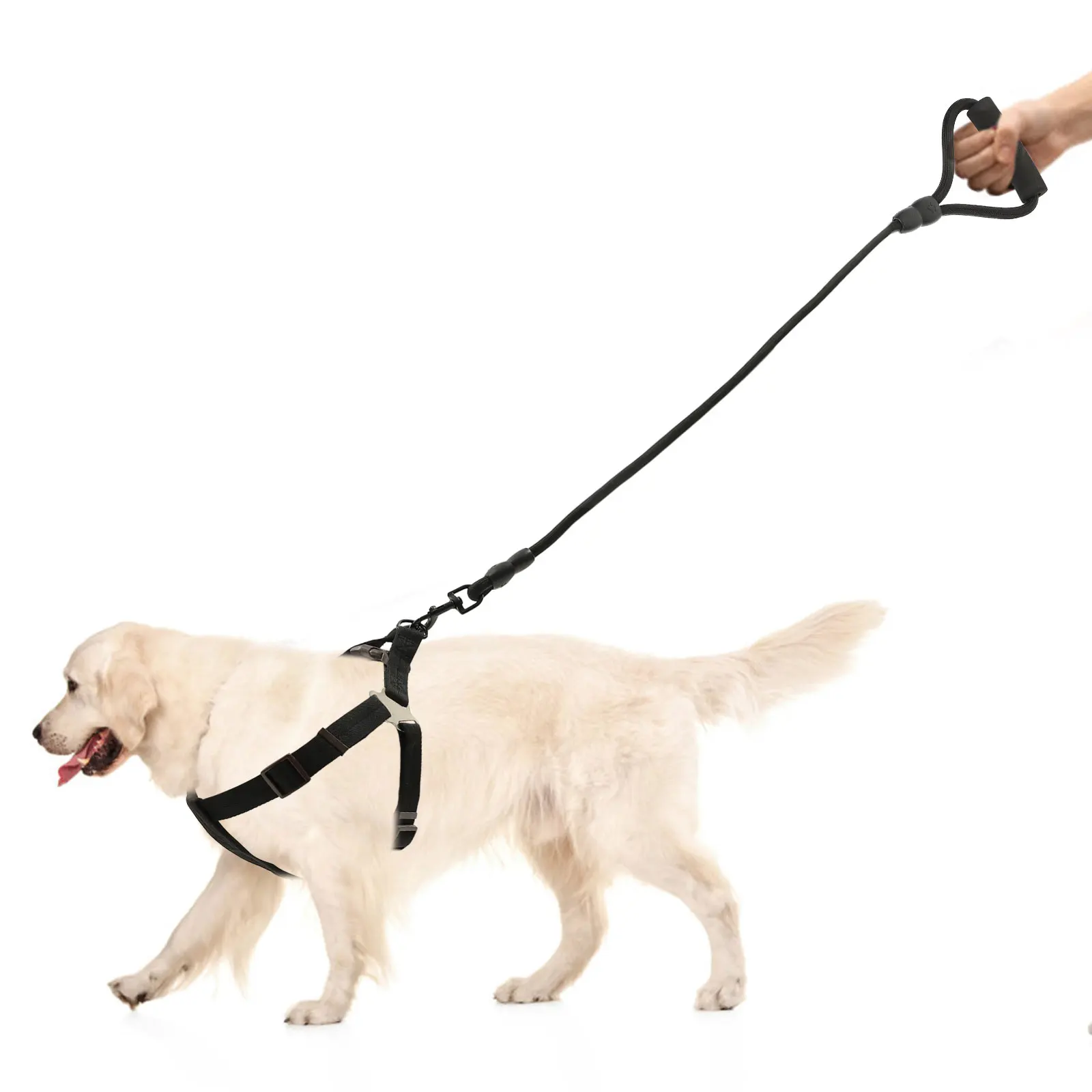 

Leash Puppy Harness Large Strap Pet Walking Rope Controller Metal Escape Proof Supplies Nylon Adjustable Dog Gear Durable Long