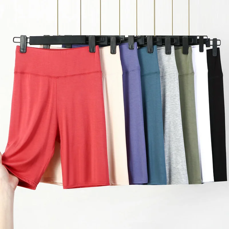 

Plus Size Safety Shorts Women Summer Cotton Elastic Boyshorts Panties Female High Waist Anti Rubbing Underskirt Shorts 45-130KG